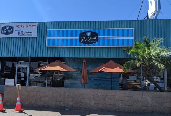 V.G.s Donut Shop in Cardiff By The Sea to get your post workout fix!